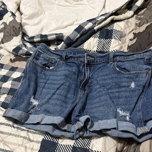 Old Navy Distressed Blue Jean Shorts